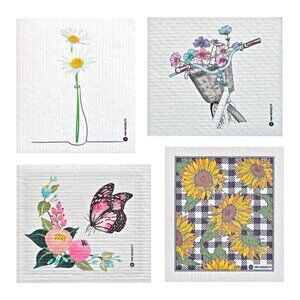 12-PK Eco-Friendly Swedish Dishcloths For Kitchen - Paper Towel Alternative